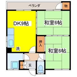 野村マンションの物件間取画像